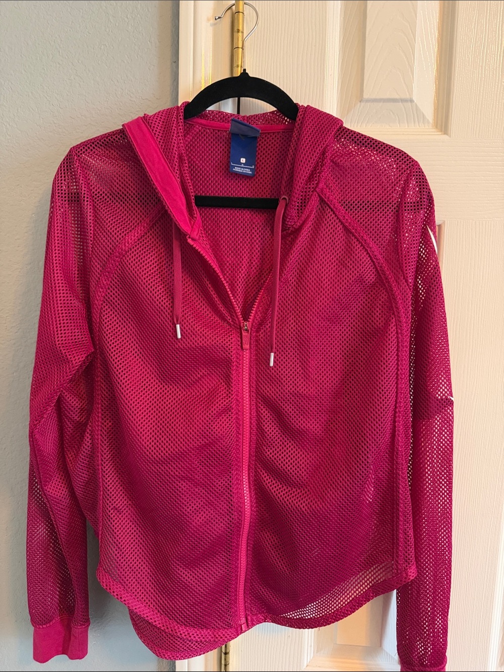 Nike Women's Mesh Zip Hoodie Jacket - Hot Pink